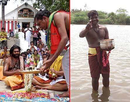 பழனியில் ஆடிப்பெருக்கு: அஸ்த்ரதேவர், கன்னிமார் பூஜை